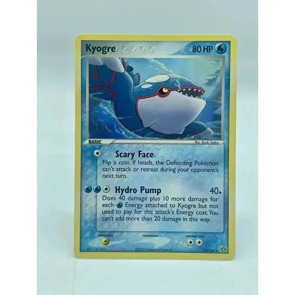Kyogre 15/106 EX Emerald Non-Holo 2005 Pokémon‎ TCG NM